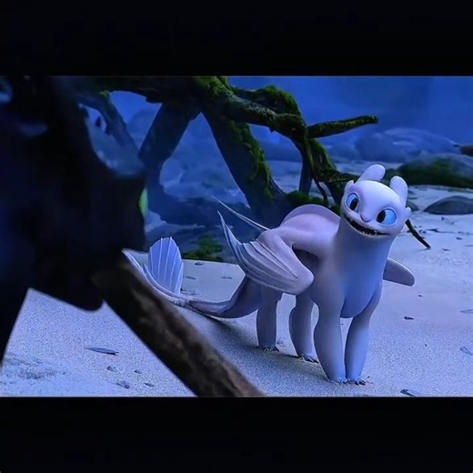 Toothless Love Light fury❤️💫 | How To Train Your Dragon | #shorts #edit