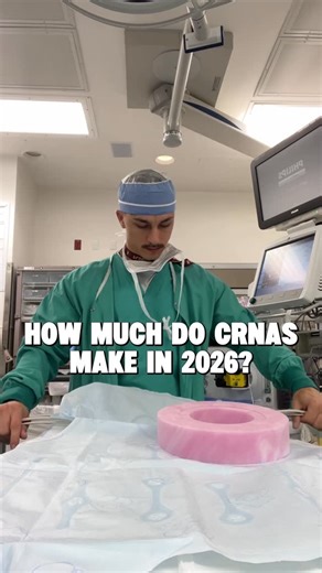 Colton Shank on Instagram: "The average annual salary for a CRNA in the US as of 2026 is about $260k 😮‍💨 CRNAs are compensated well for their work, & rightfully so, as the job comes with years of critical care background, intense training, high stress, & job responsibility. A variety of factors can contribute to increasing this number, (location, practice model, W2 vs 1099, taking call & OT, etc.), but each has their own sacrifice & benefit. . . #crna #srna #anesthesia #nursing #healthcare"