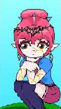 Let's finish our pixelart elf🦆🏵️🖌️ #shorts