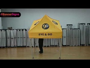 How to Set Up Canopy Tent 5 x 5 | Easy Steps & Setup | eBannerSigns