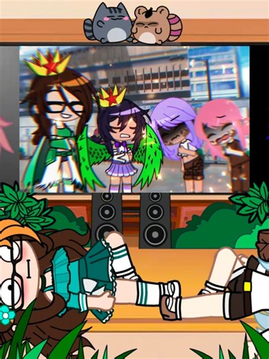 Aphmau and Crew React to Gacha Memes Compilation