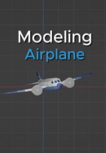 Create a Low Poly Airplane Model in Blender