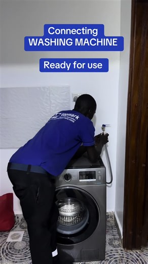 Connecting Washing Machine: Ready for Use