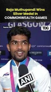 Raja Muthupandi Wins Silver Medal In Weightlifting At Commonwealth Games 2026