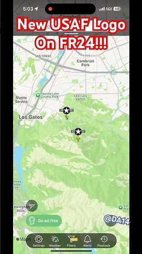 New USAF Logo On FR24 #aviation #modelairport #modelairplane #flightradar24 #unitedstatesairforce