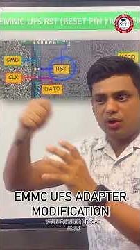 Reset RST pin connection with emmc UFS ISP adapter 😀