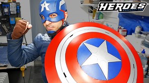 Captain America Shield Tutorial - FREE TEMPLATE - The Falcon and The Winter Soldier