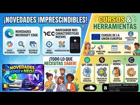📡 Novedades Edge y Neo, +Herramientas, Cursos UE, SoundCloud y Música sin Derechos de Autor 🎼