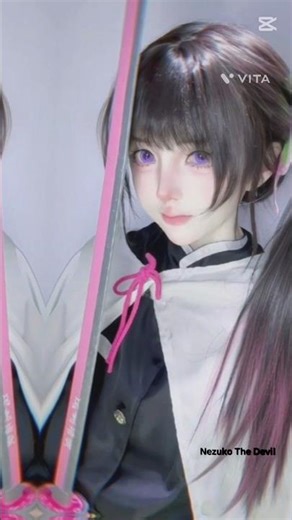 kny girls singing Shape Of You😍✨ #demonslayer #anime #cosplay #shapeofyou #short