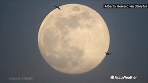 The final supermoon of the year, known as the 'flower moon,' shined bright over Segovia, Spain, today. https://bit.ly/3drcA5z | AccuWeather