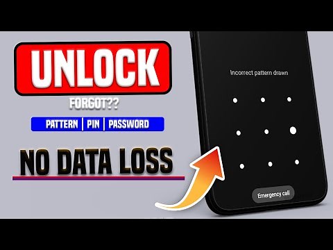 How To Unlock Samsung Galaxy A03 Without losing Data | Samsung Unlock PIN, PATTERN, PASSWORD