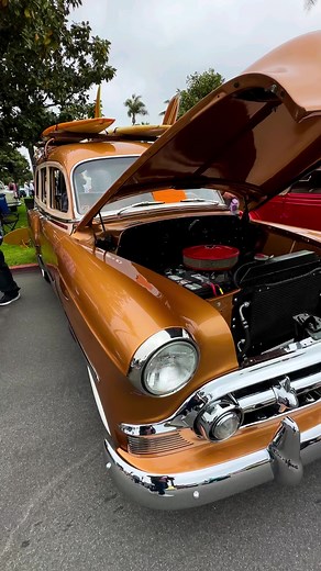 1953 Chevrolet Tin Woodie Wagon🎥💛 #beautifulwagon #classiccars #woodie #automotive #chevy #followformore #LikeAndShare #fbreels | RJ fbreels car show