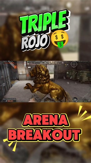 TRIPLE ROJO🤑😱 en BOT LOBBY #arenabreakout #arenabreakouts12 #goldenlionslegion