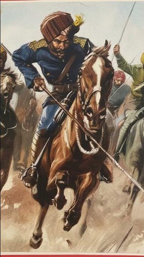 Bengal Lancer WW1 1914 - colour restoration project - see my videos for panoramic view