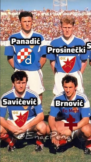 Yugoslavia team vs Brasil 0-0 1989. (Friendly match)