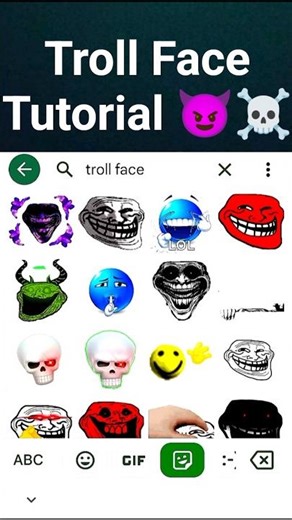 Troll Face Tutorial 😈☠️