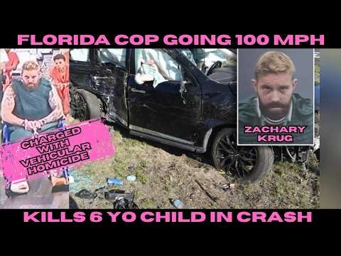 RECKLESS FL Cop CHARGED For K$LLING 6 YO in 100 MPH Crash Bc He Was "Late for Shift"