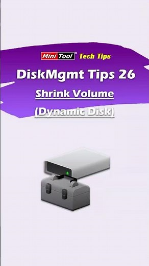How to Shrink Volume on Dynamic Disk? #windowstips #windows #diskmanagement