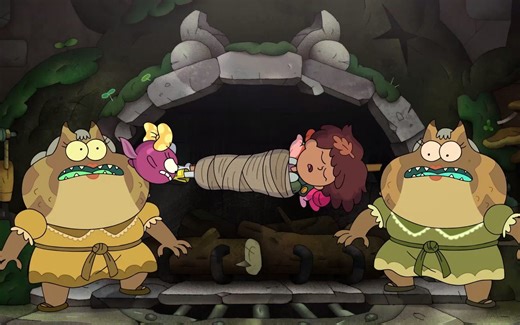 [奇幻沼泽/Amphibia]Anne，HP, sprig 旋转挨打1分钟.avi