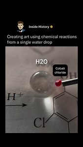 1.3M views · 3.6K reactions | This scientist transforms chemistry into stunning visual art, using a single drop of water as his canvas. By blending different chemical elements and reactions, he creates mesmerizing visuals that come to life in captivating detail! (Via: yu3375349136 难晴雨/Douyin) #science #history #reels #facts #viral | Inside History | Facebook
