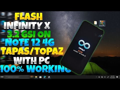 How to Flash any GSI on Redmi Note 12 4G (Tapas/Topaz) with PC | 100% Working #note12
