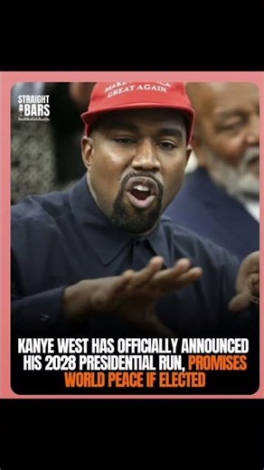 Kanye West Officially Announces 2028 Presidential Run, Promising World Peace