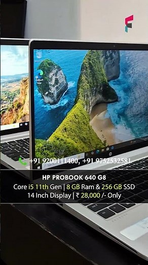 HP ProBook 640 G8 | Intel Core i5 - 11th Gen | 8 GB Ram & 256 GB SSD