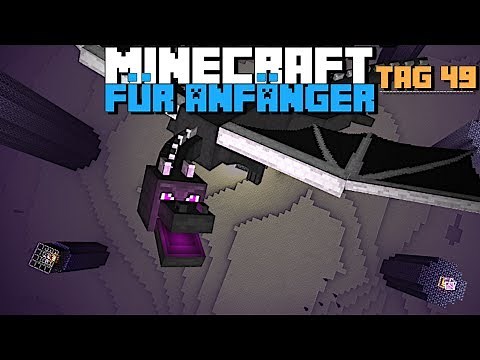 Wie besiegt man den Enderdrachen in Minecraft 1.14 | Minecraft für Anfänger Tag 49