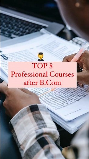 TOP 8 professional Courses after B.COM 🤫📚 #shortsfeed #ytshorts #yt