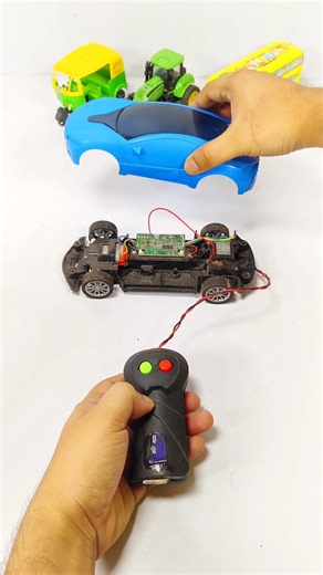 😂RC Car with DC motor / Remote control car / Remote wali car / Upgrade RC car / Unboxing Remote car