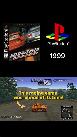 This Racing game was ahead of his time #nfs #needforspeed #ps1 #psx #retrogames