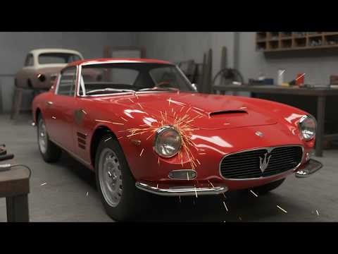 ASMR Car Restoration: 1967 Maserati Ghibli | Abandoned Classic to Showroom Perfection