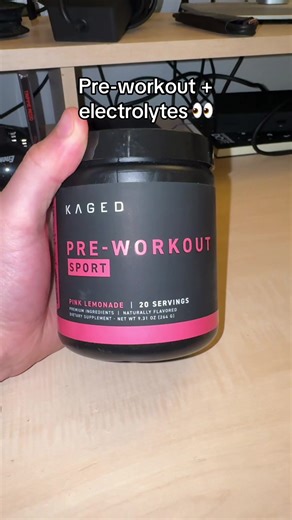 Love this new pre-workout #kaged #preworkout #electrolytes #sale