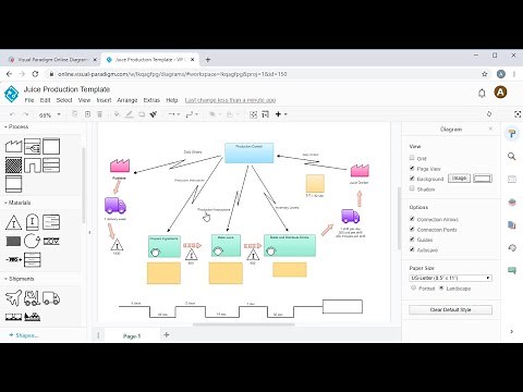 Create Value Stream Mapping Diagram Online