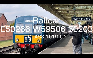 「英国遗产保护铁路」Great Central Railway-Class 101/107 机动有轨车从拉夫堡中央车站始发