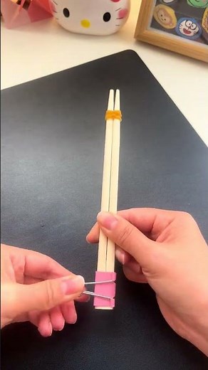 Card launcher, creative handicraft, homemade toy, launcher toy