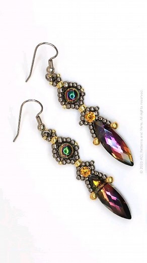 Earrings. *Kits include Beads + Findings +Pattern **We create fun kits with clear and easy to follow instructions for beginners through the most experienced beaders. Visit our beadweaving journey website and @etsy shop. Etsy.com/shop/ACLPatternsandMore #ArtYoullLoToWear #earrings #kits #pattern #diy #jewelry #creative #fashion | ACL Patterns and More | Facebook