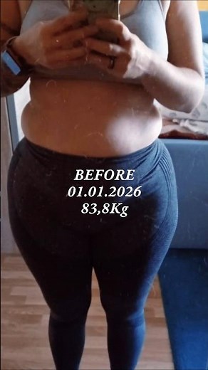 🔥Before & After Weight Loss Transformation - 1 month of progress💦 #weightlossjourney #transformation