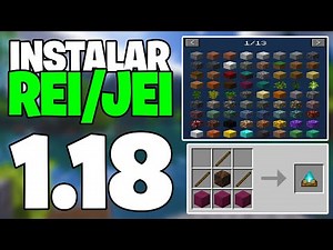 COMO ver TODOS los CRAFTEOS en Minecraft 1.18.1 (JEI y REI) | FORGE Y FABRIC