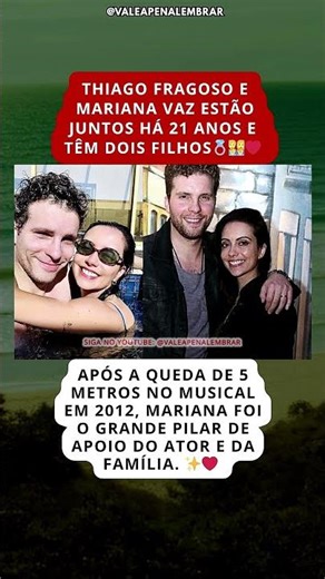 AMOR REAL:Thiago Fragoso e Mariana Vaz estão há 21 anos juntos.