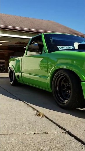 V8 swap Chevy S10: Black Widow Mufflers