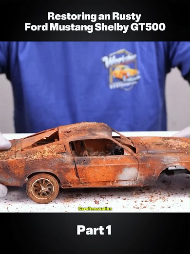 Restoring a Rusty Ford Mustang Shelby GT500