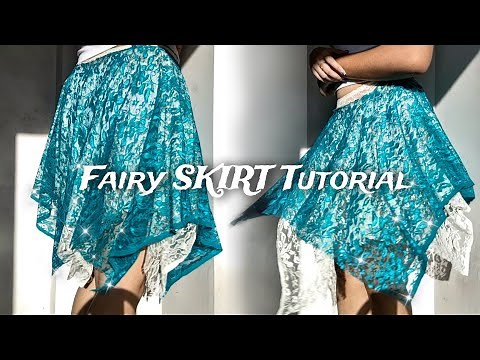 How to make a fairy skirt for beginners (sewing tutorial)
