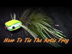 How to tie the Artic Frog, articulated frog fly pattern...
