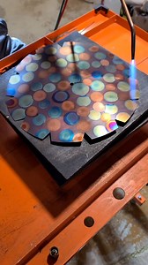 Check out the copper artist @phoenix_flame_art who mesmerizes his audience using a flame torch to make art. | Complex