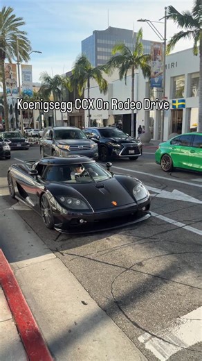 CarSpex | A black Koenigsegg CCX cruising Rodeo Drive is a rare sight, with current market values around $3.5M reflecting its ultra-limited... | Instagram