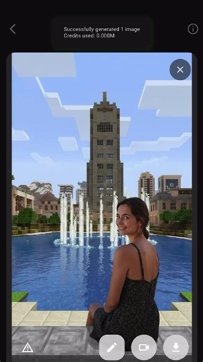 1.3K views | This AI turns your surroundings into Minecraft blocks Comment MINECRAFT for the prompt. | Galaxy.ai | Facebook