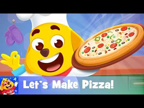 🍕 Let's Make A Pizza! | 👨‍🍳 Junior Chef's Cafe | Cooking Games For Kids | Kiddopia