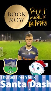 3.3K views · 23 reactions | Only 2 days to go to the big event of the weekend. So if you have not already done so, register now via the link & join Holycross Ballycahill star Bryan O’Mara for the Thurles Fresh Milk 6k run / walk & visit Santa experience. https://embed.futureticketing.ie/c/tipperary-gaa/other-events/?ftredirect=1 | Tipperary GAA | Facebook