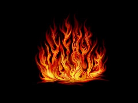 How to draw fire/ flame: digital art tutorial